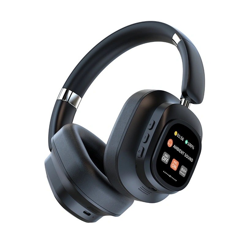 2024 Hybrid ANC headphone with Touch Screen Control